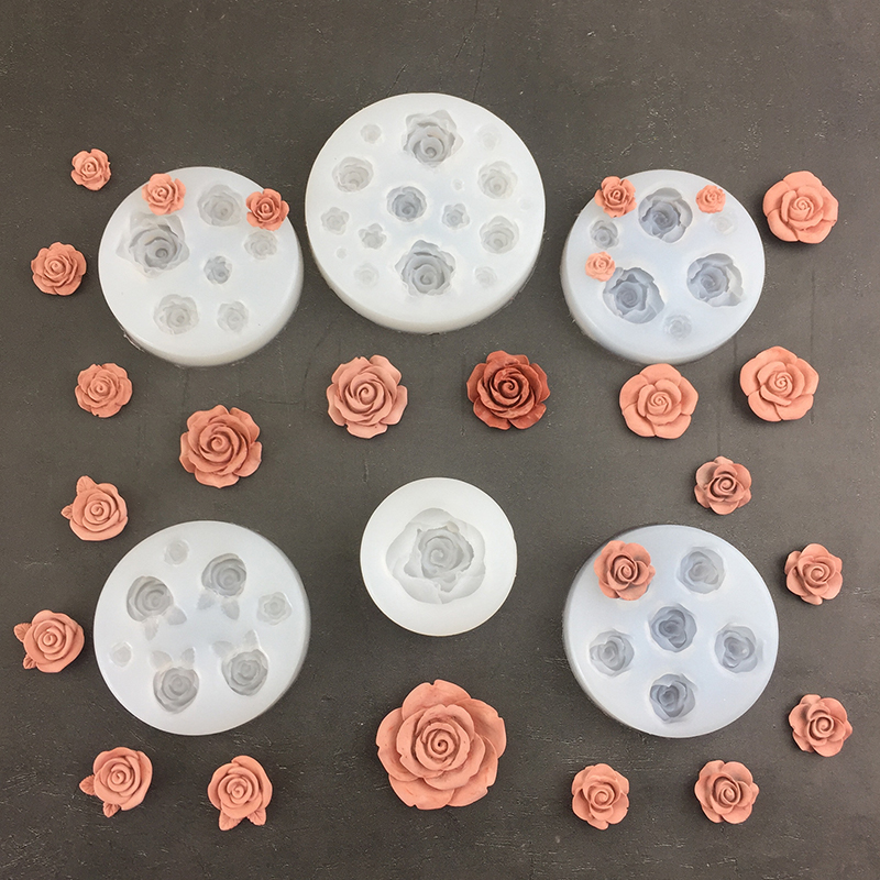 Candle Making Items - 3d Rose Bloemvorm Blad Siliconen Mallen