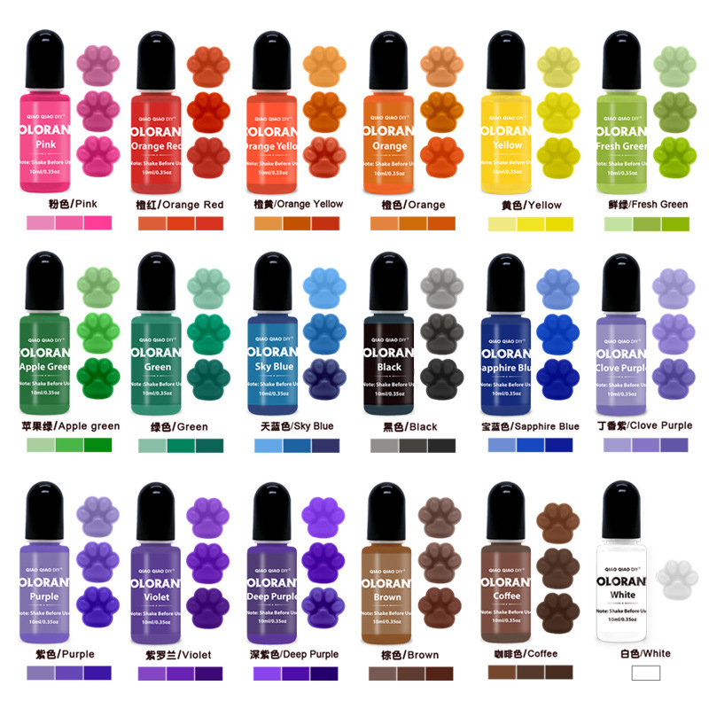 Soy Wax Pillar Blend - 20 kleuren Kaars Kleurstoffen Wax Kaarsen
