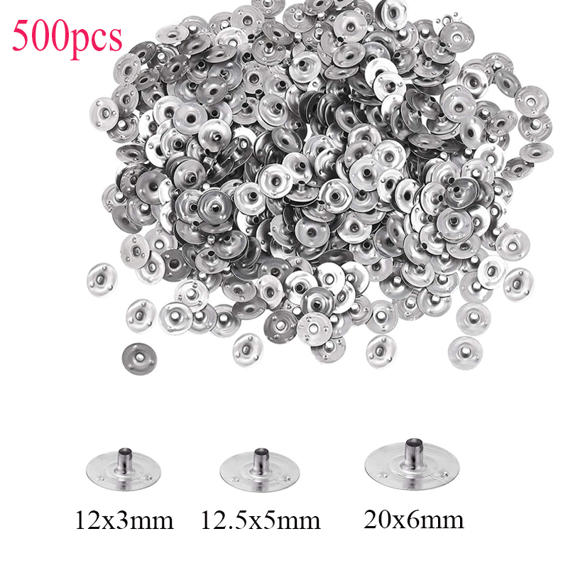 Candle Making Items - 500 Stuks Kaarsenlont Metalen Sustainer Tabs