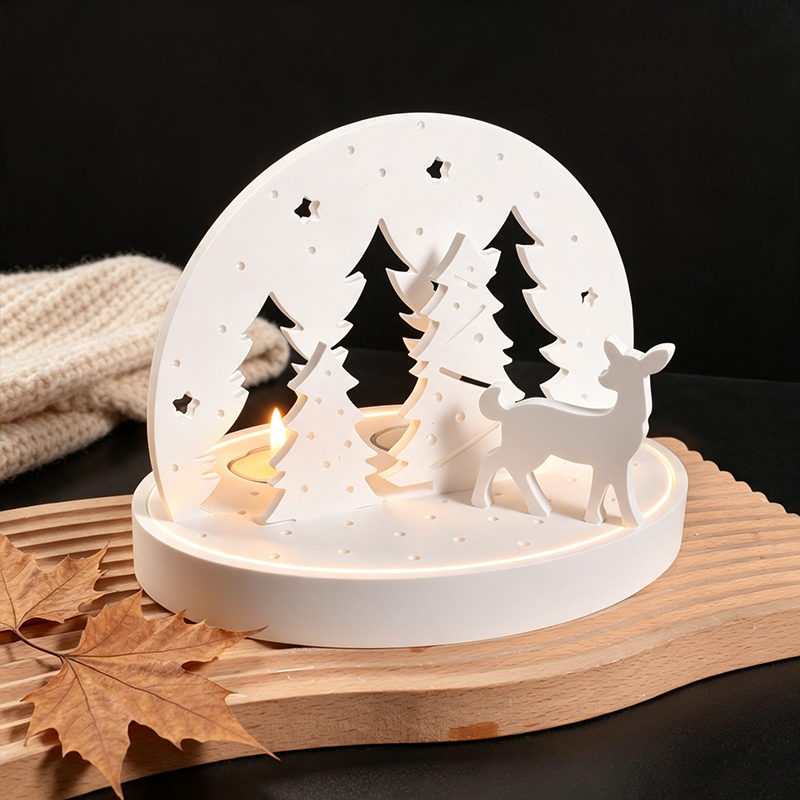 Kerst-Eland Theelicht Houder S - Candle Making Items recensie en prijs