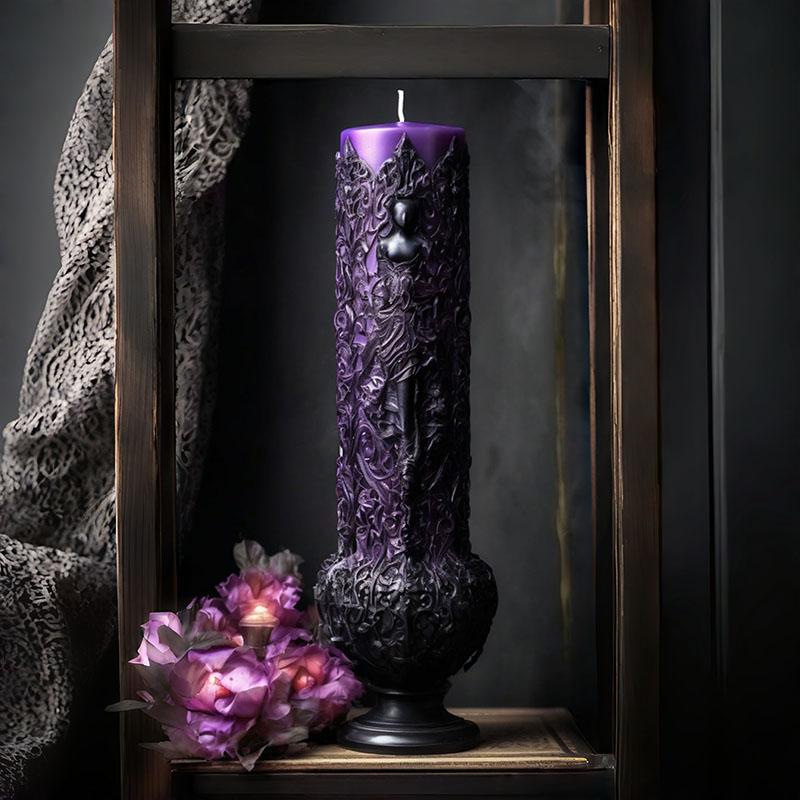 Donkere gotische stijl driedim - Candle Making Vinings recensie en prijs