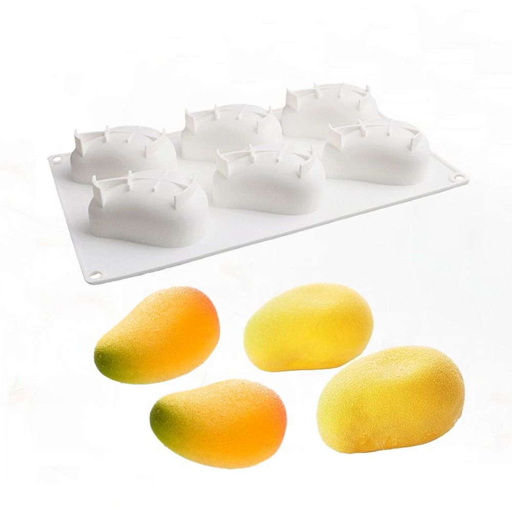 6-delige mango-vormige cakevor - Candle Making Items recensie en prijs