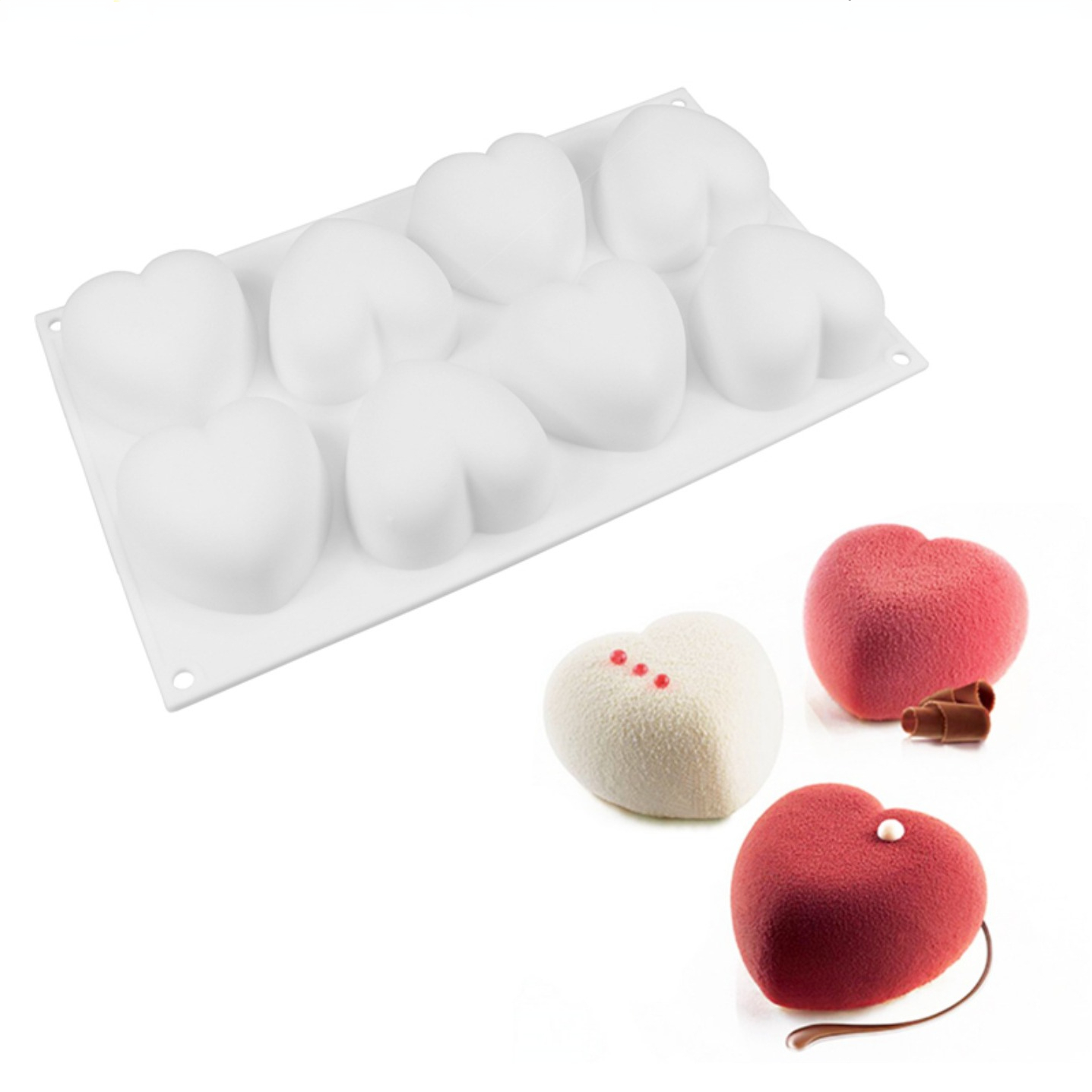 Liefde Hart Siliconen Zeep Sch - Candle Making Items recensie en prijs