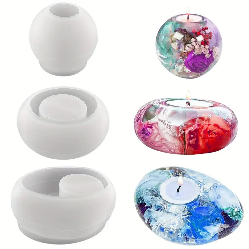 Theelichtje kaarshouder hars s - Candle Making Items recensie en prijs