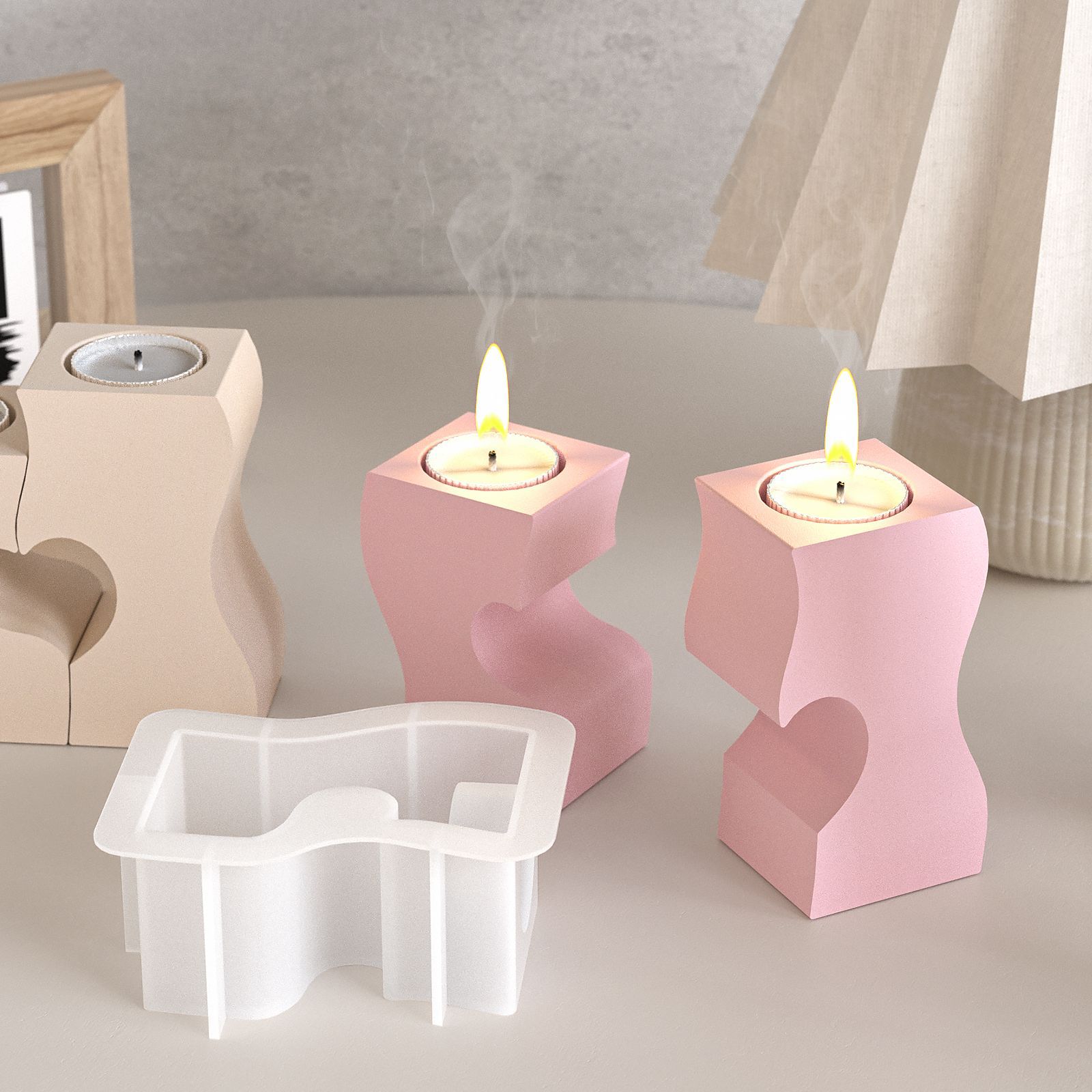 S Hart Kandelaar Siliconen Mal - Candle Making Items recensie en prijs