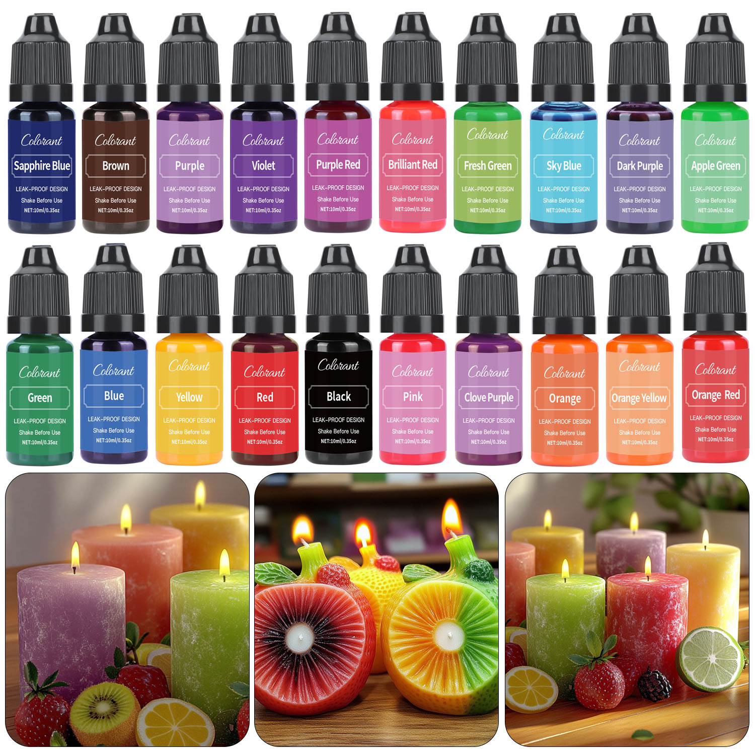 Vloeibare Kaars Kleurstof Voor - Soy Wax Pillar Blend recensie en prijs