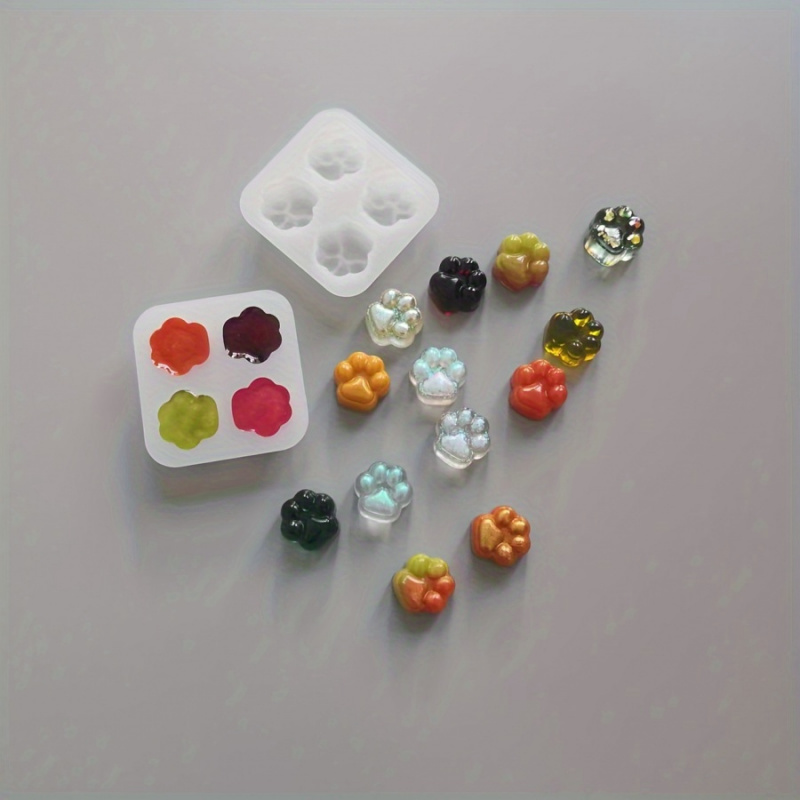 1Cat Paw Pattern siliconen mal - Candle Making Items recensie en prijs