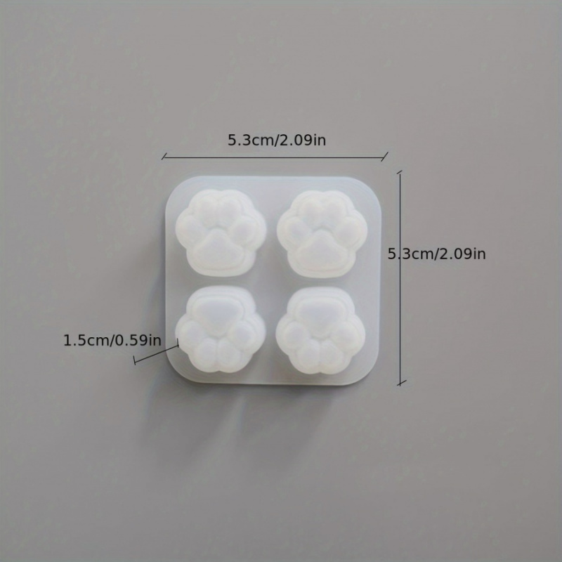 1Cat Paw Pattern siliconen mal - Candle Making Items recensie en prijs