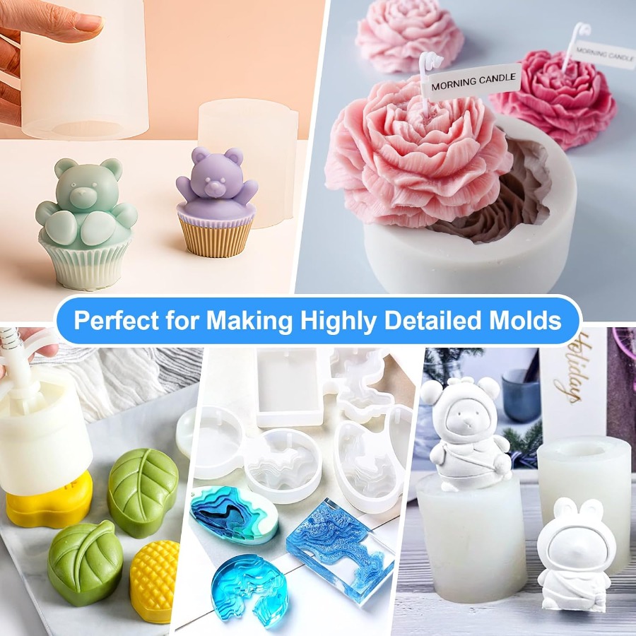 Siliconen mal maken kit, 38.8o - Candle Making Items recensie en prijs